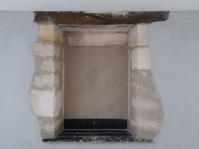 fenêtre transformée en niche